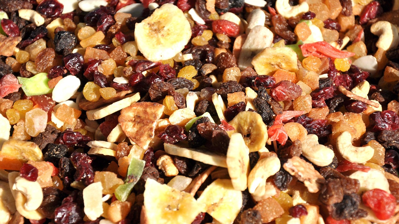 A photo of a variety of snack options
